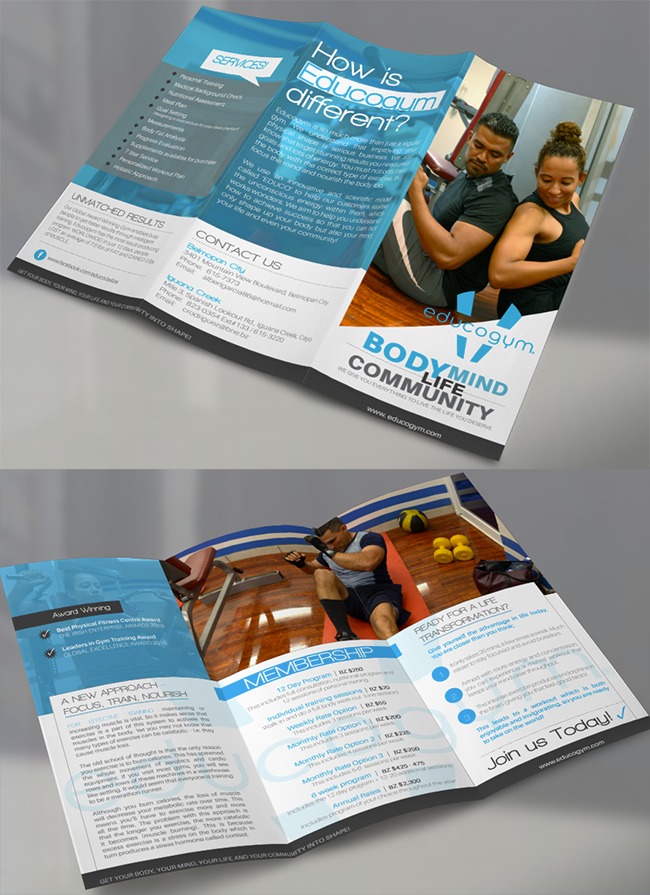 Educogym Belize [trifold brochure]