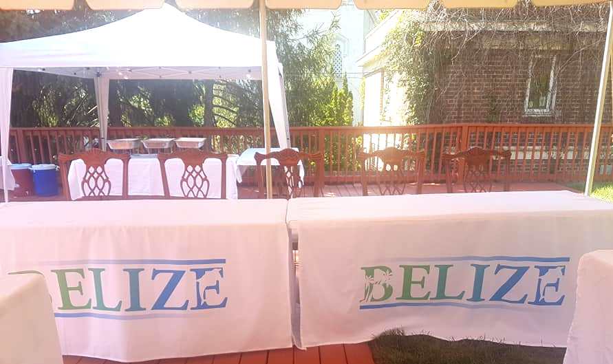 Embassy of Belize in Washington - tablecloths